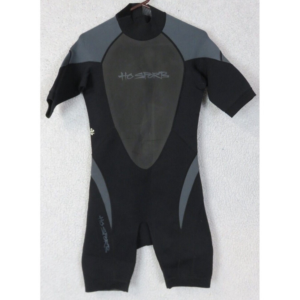 HO‎ Sports Mens Spring Shorty Wetsuit Size M Gray Waterproof Utility Trunk